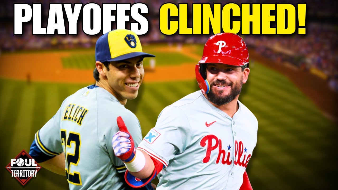 Milwaukee Brewers & Philadelphia Phillies Clinch Playoff Spots | #1 Seed Up For Grabs