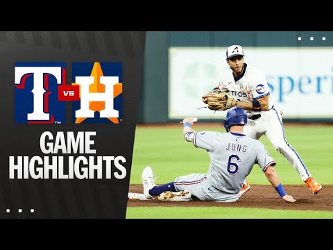 Rangers vs. Astros Game Highlights (9/15/25) | MLB Highlights