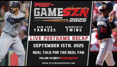 🎥 LIVE Yankees vs. Twins - TWINS SHUTOUT THE YANKES - Recap and Highlights (9/15/25)
