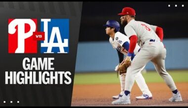 Phillies vs. Dodgers Game Highlights (9/14/25) | MLB Highlights