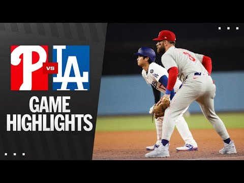 Phillies vs. Dodgers Game Highlights (9/14/25) | MLB Highlights