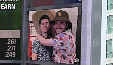 Who put Jschlatt on the jumbrotron yesterday???