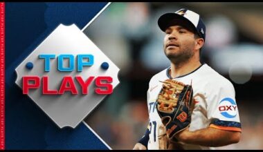 Top MLB Plays of 9/15/25 (Austin Martin's tough catch, Jose Altuve's slick double play and more!)