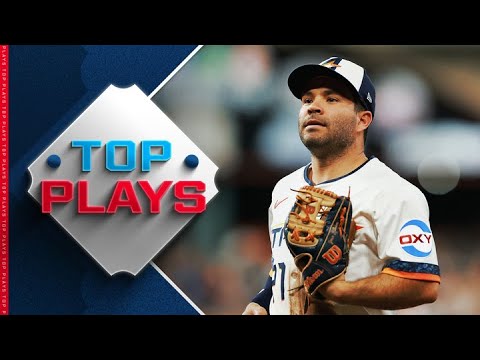 Top MLB Plays of 9/15/25 (Austin Martin's tough catch, Jose Altuve's slick double play and more!)