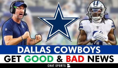 Cowboys Get GOOD & BAD News After Win vs. Giants Ft. Turpin Injury News + Brian Schottenheimer