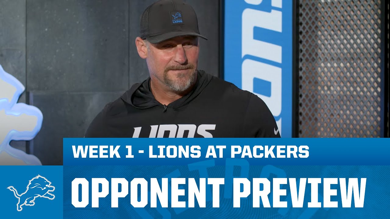 Dan Campbell previews Lions at Packers | 2025 Week 1 Opponent Preview
