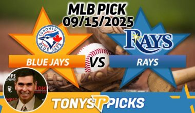Toronto Blue Jays vs Tampa Bay Rays Pick 9/15/25 MLB Pick Prediction