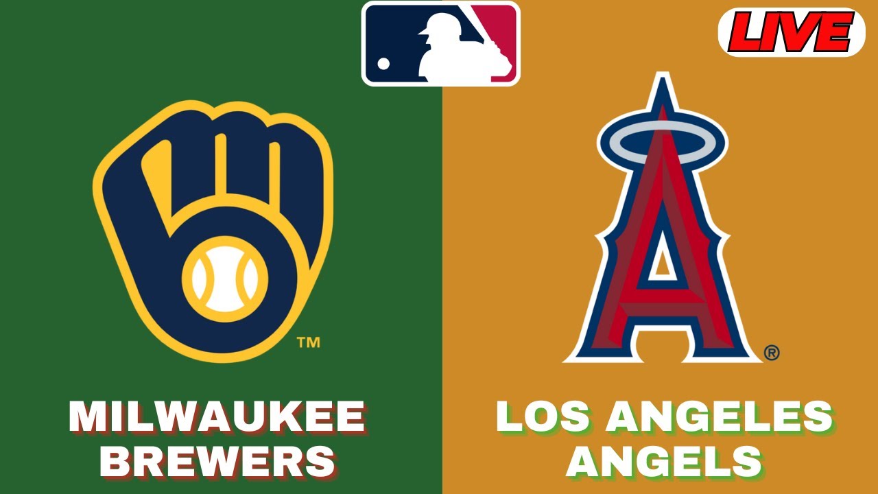 🔴LIVE : Los Angeles Angels Vs Milwaukee Brewers | MLB 2025 | MLB Live Baseball Score