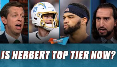 Justin Herbert off to a 2–0 start & Can Caleb step up vs the Dallas Cowboys? | FIRST THINGS FIRST