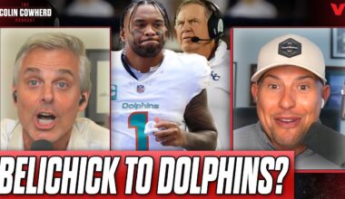 Would Bill Belichick LEAVE UNC for Miami Dolphins? | Colin Cowherd NFL Reaction