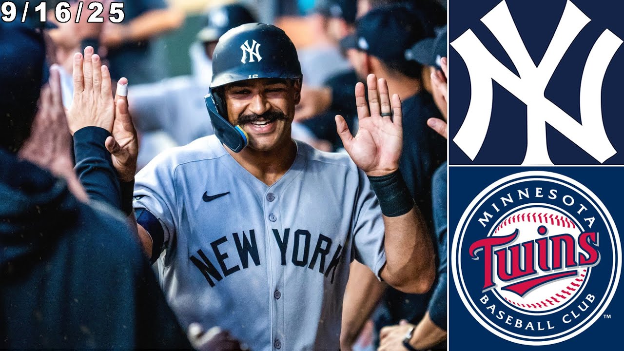 New York Yankees Highlights: vs Minnesota Twins | 9/16/25