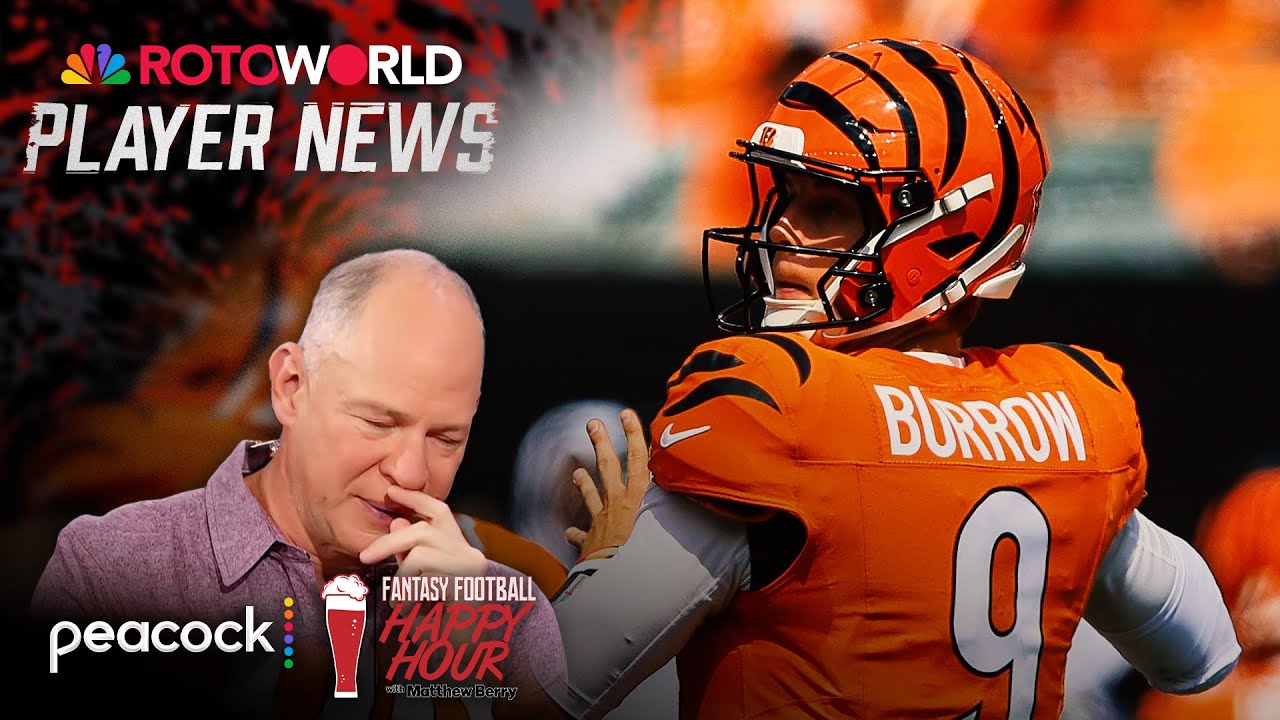Can Browning fill Joe Burrow’s role in Bengals offense? | Fantasy Football Happy Hour | NFL on NBC
