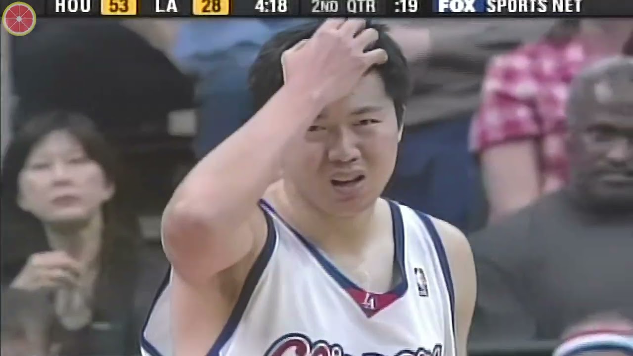 姚明vs王治郅！NBA RS 2003.3.24 Houston Rockets at Los Angeles Clippers