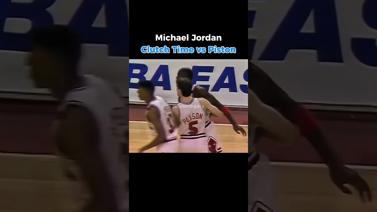 Michael Jordan Clutch Time vs Detroit Pistons | '89 ECF #shorts
