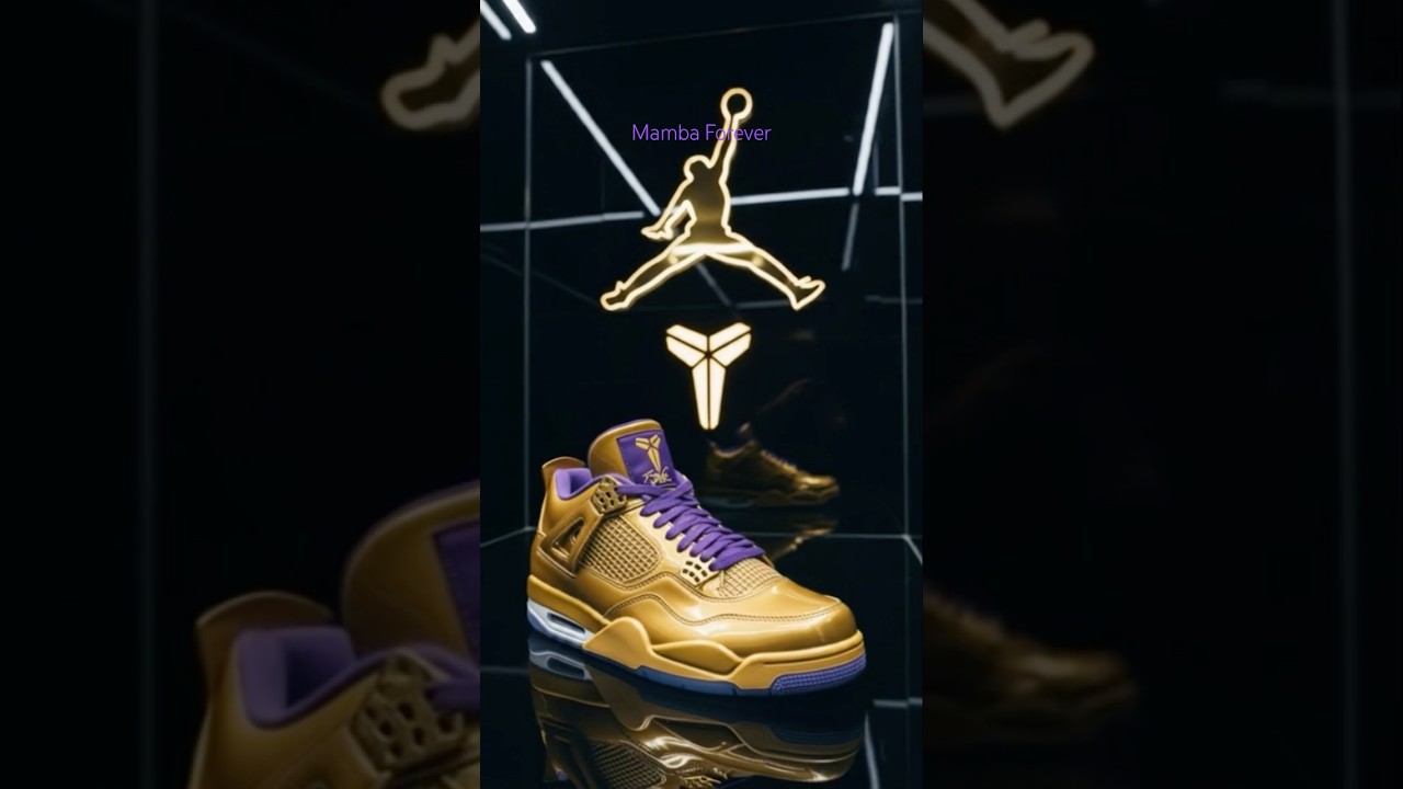 Air Jordan 4 🏆🐍 Gold Mamba #nike #airjordan #chicagobulls #nba #sneakers #lakers #la  #kobebryant
