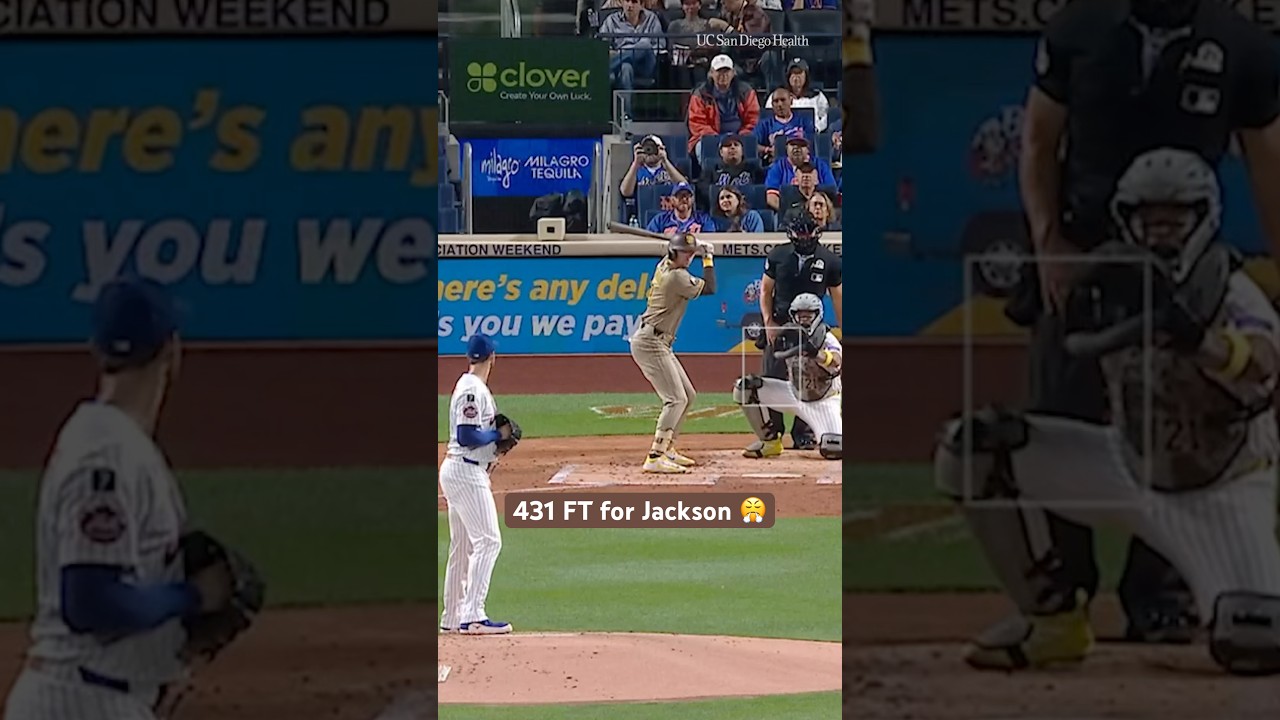 431 FT for Action Jackson 💪 #mlb #sandiegopadres #sports #highlights #baseball #homerun
