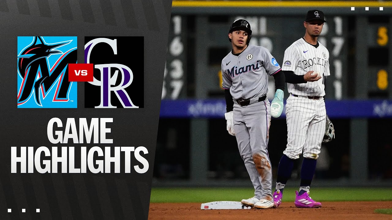 Marlins vs. Rockies Game Highlights (9/16/25) | MLB Highlights