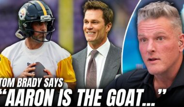 Tom Brady Says Aaron Rodgers Is The GOAT Ball Thrower In NFL History?! | Pat McAfee Show