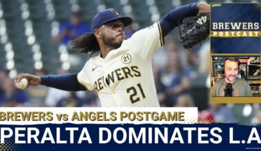 BREWERS POSTCAST: Milwaukee Brewers DEMOLISH Angels as Peralta Strikes Out 10 | Playoff Ready?