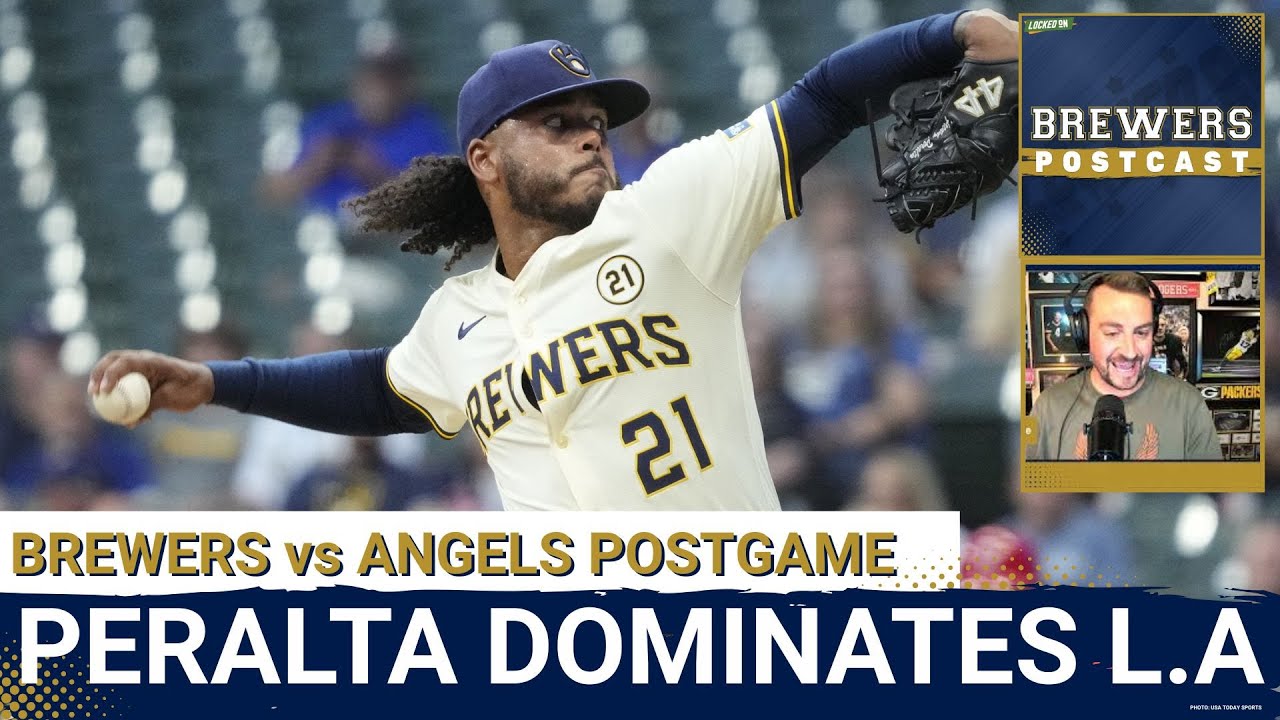 BREWERS POSTCAST: Milwaukee Brewers DEMOLISH Angels as Peralta Strikes Out 10 | Playoff Ready?