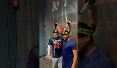 Seiya Suzuki and Shota Imanaga celebrate their first #Postseason appearance! 👏