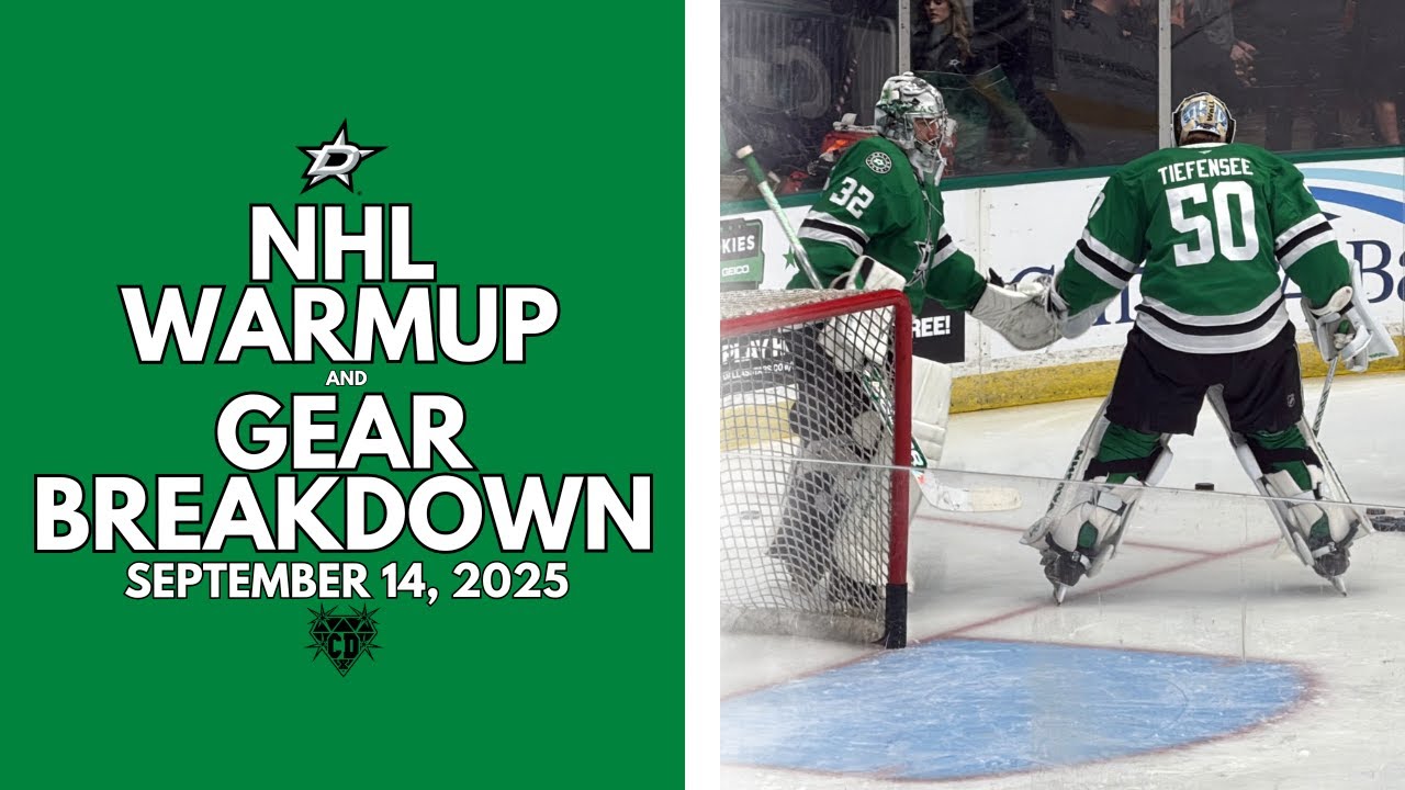 NHL Prospects Warmup & Gear Breakdown | Dallas Stars | Arno Tiefensee & Ben Kraws