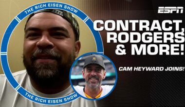 Cam Heyward on revised contract, Aaron Rodgers’ leadership and Micah Parsons | The Rich Eisen Show