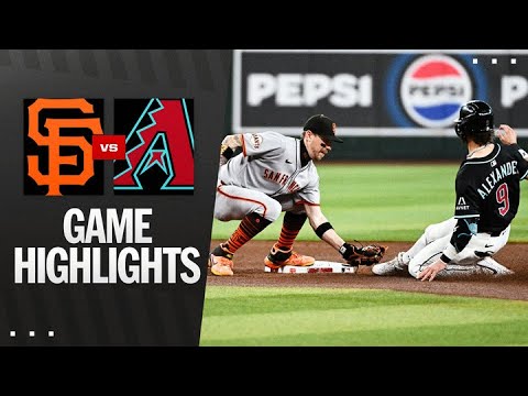 Giants vs. D-backs Game Highlights (9/17/25) | MLB Highlights