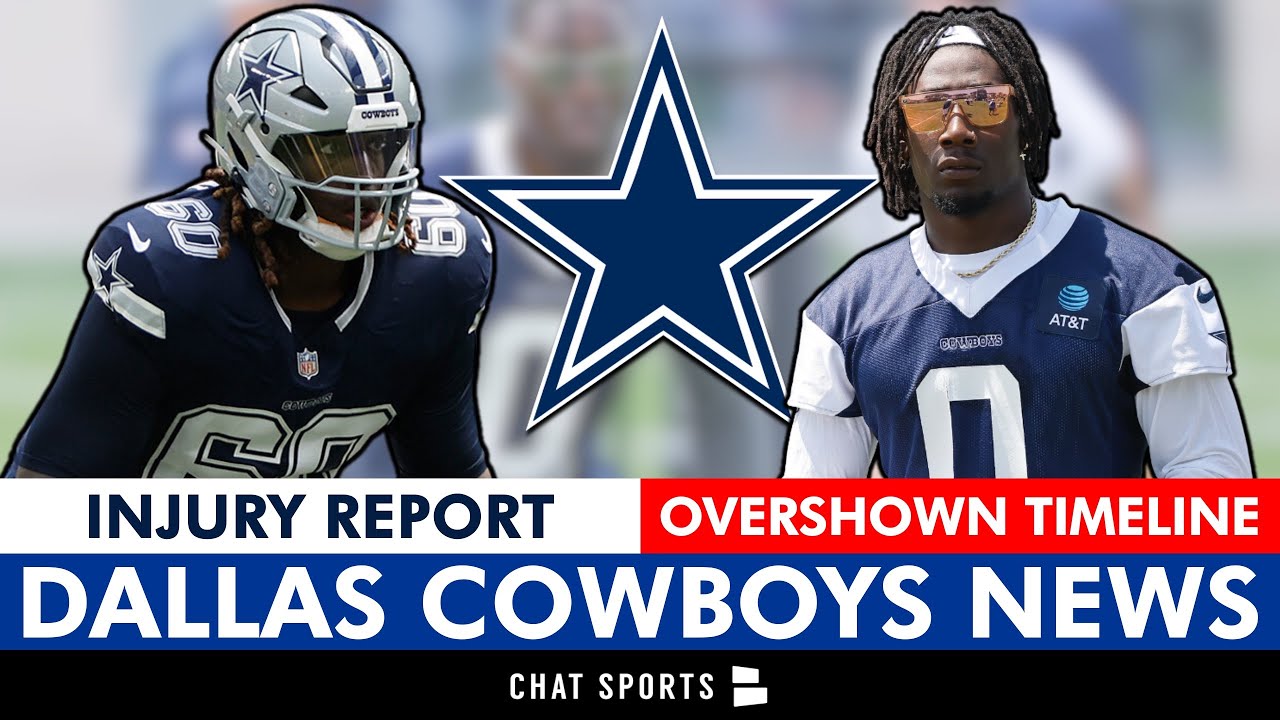 Dallas Cowboys Injury News Ft. Tyler Guyton & Trevon Diggs + DeMarvion Overshown Injury Timeline