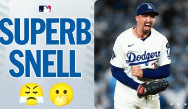 SEVEN scoreless, TWELVE strikeouts for Blake Snell 😤😤 (You've got to see his last strikeout)