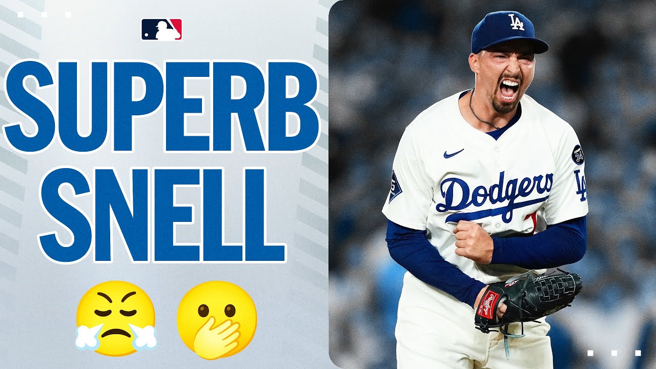 SEVEN scoreless, TWELVE strikeouts for Blake Snell 😤😤 (You've got to see his last strikeout)