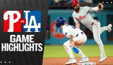 Phillies vs. Dodgers Game Highlights (9/17/25) | MLB Highlights