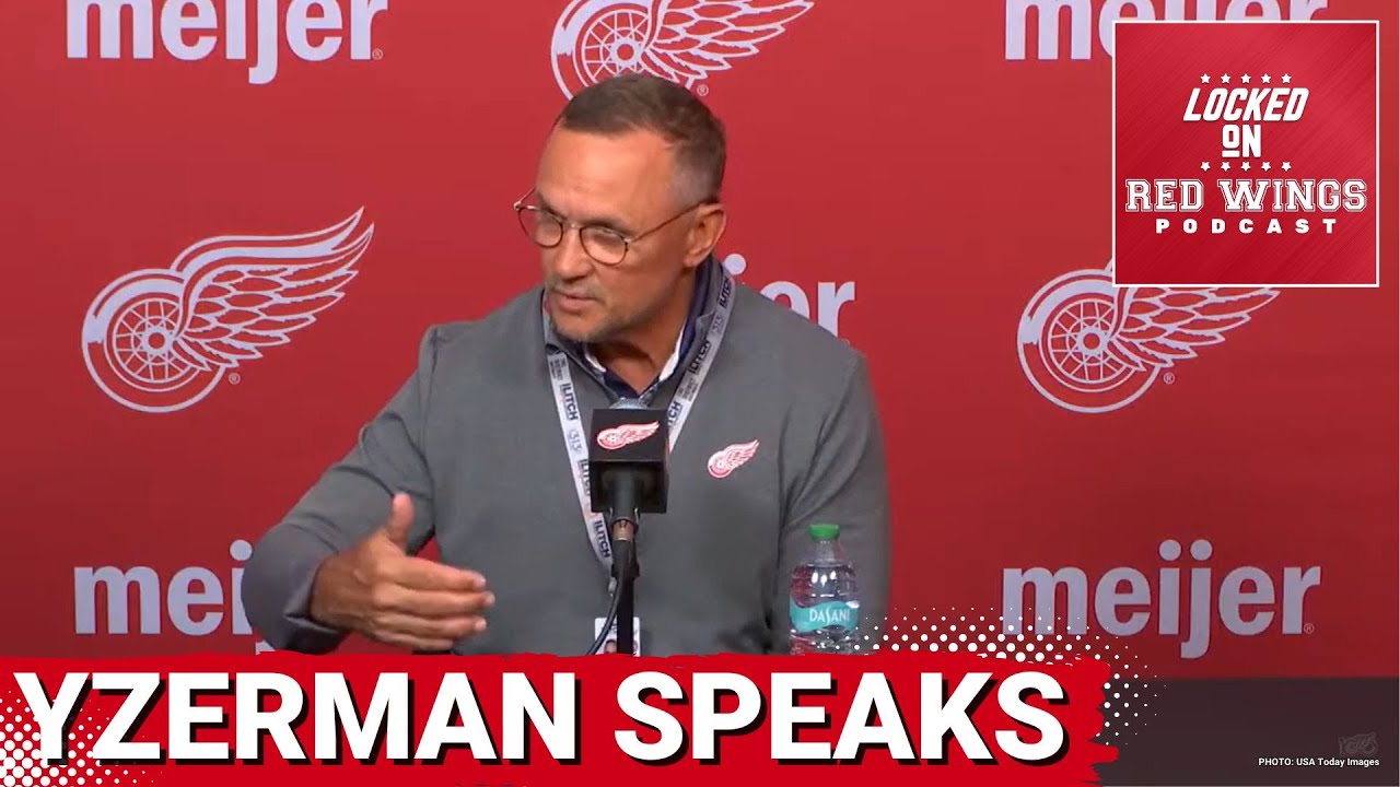Steve Yzerman recaps the offseason and previews the season | Simon Edvinsson banged up