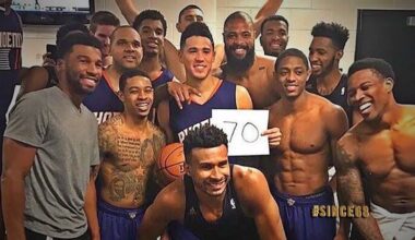 Since '68: Devin Booker scores 70 points and breaks the Phoenix Suns franchise scoring record.