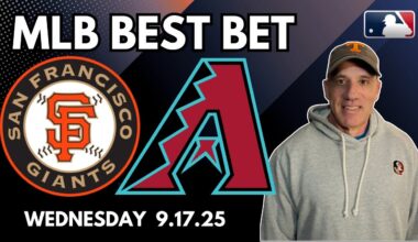 MLB Picks and Predictions - San Francisco Giants vs Arizona Diamondbacks 9/17/25 | Jason's Best Bets