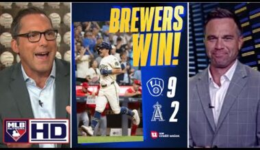 MLB Network BREAKDOWN Blake Perkins drives in 5 to leads NL-best Milwaukee Brewers beat Angels 9-2