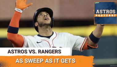 ASTROS POSTCAST: Houston Astros Get Clutch When Needed, Pull Off Sweep Of Texas Rangers