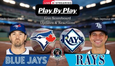🧢 LIVE:  Toronto Blue Jays vs Tampa Bay Rays MLB Showdown & Reactions!