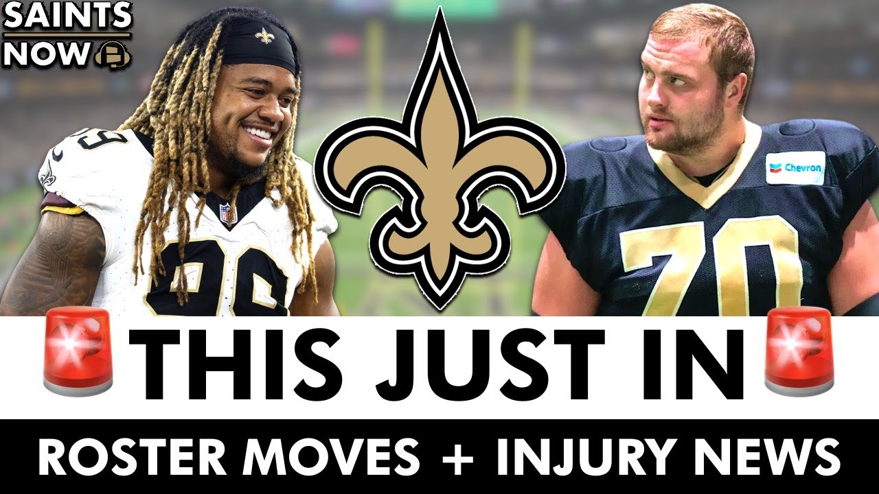 🚨JUST IN: Saints Make 5 Roster Moves + Injury Updates On Chase Young, Trevor Penning, Taliese Fuaga