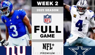 GAME OF THE WEEK!! New York Giants vs. Dallas Cowboys FULL GAME | NFL 2025 Season Week 2