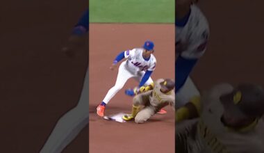 Juan Soto with a PERFECT throw to Francisco Lindor 👏