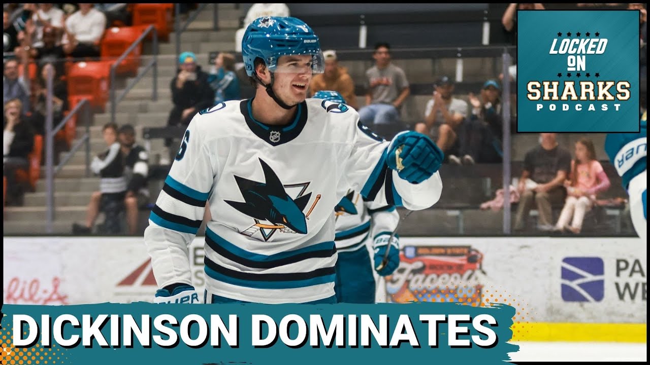 Dickinson and Misa SPEARHEAD Sharks' Incredible Rally At Golden State Rookie Faceoff