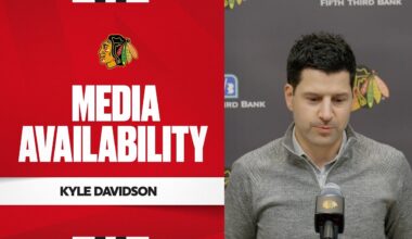 Kyle Davidson at Training Camp | Chicago Blackhawks