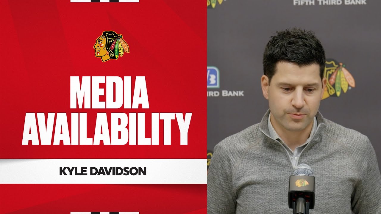 Kyle Davidson at Training Camp | Chicago Blackhawks
