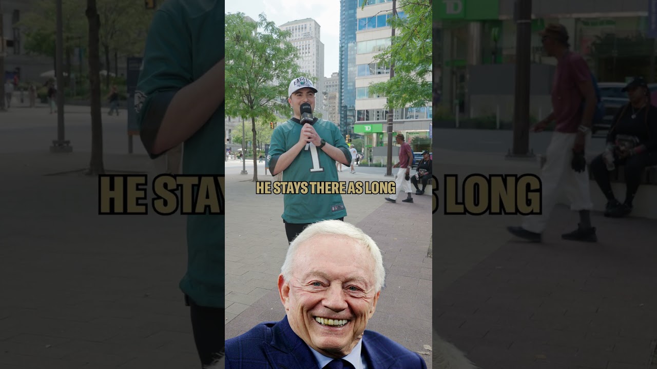 Can these Eagles fans say something NICE about the Cowboys? 🤔