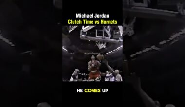 Michael Jordan Clutch Time vs Charlotte Hornets ( 02-11-98) #shorts