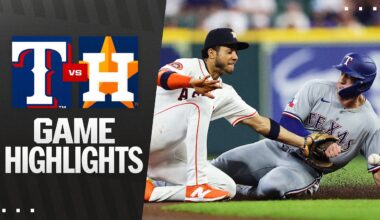 Rangers vs. Astros Game Highlights (9/17/25) | MLB Highlights