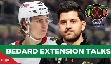 Chicago Blackhawks GM Kyle Davidson on Connor Bedard EXTENSION Talks | CHGO Blackhawks Podcast