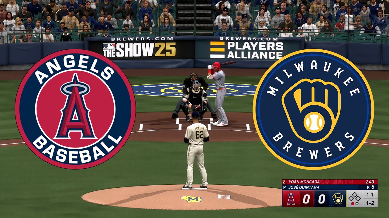 Milwaukee Brewers vs Los Angeles Angels - MLB 9/18/25 Full Game Highlights (MLB The Show 25 Sim)