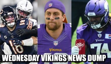Minnesota Vikings News Dump (9.3.2025) | Braxton Jones @ LT, Depth Chart, Donovan Gave Up Dr. Pepper